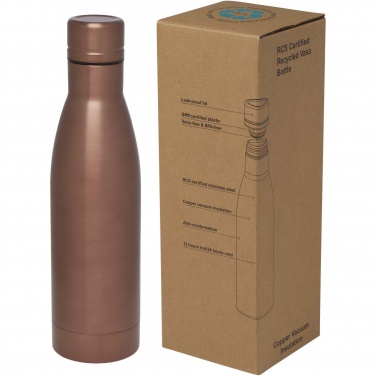 Logotrade promotional item image of: Vasa 500 ml RCS certified recycled stainless steel copper vacuum insulated bottle