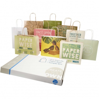 Logotrade promotional giveaway image of: Agricultural waste and kraft paper bags sample box