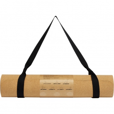 Logotrade business gift image of: Trikona cork yoga mat