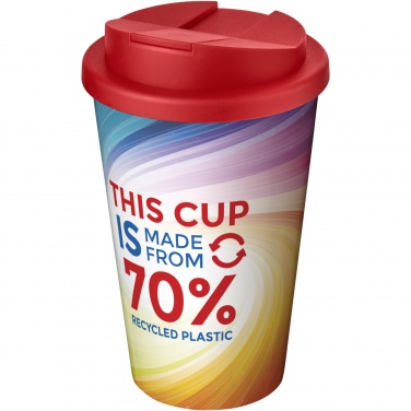 Logo trade business gifts image of: Brite-Americano® Eco 350 ml spill-proof insulated tumbler