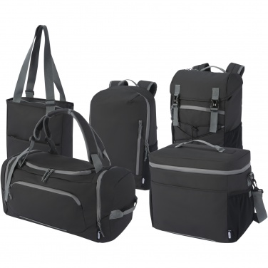 Logo trade promotional gifts image of: Aqua 15" GRS recycled water resistant laptop backpack 21L
