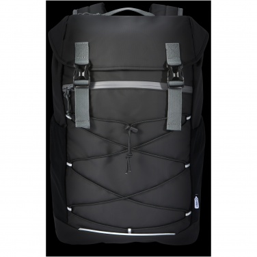 Logo trade corporate gift photo of: Aqua 15.6" GRS recycled water resistant laptop backpack 23L