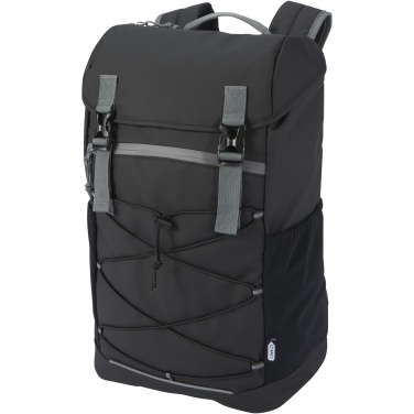 Logo trade advertising products image of: Aqua 15.6" GRS recycled water resistant laptop backpack 23L