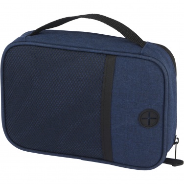 Logo trade business gifts image of: Ross GRS RPET tech pouch 1L