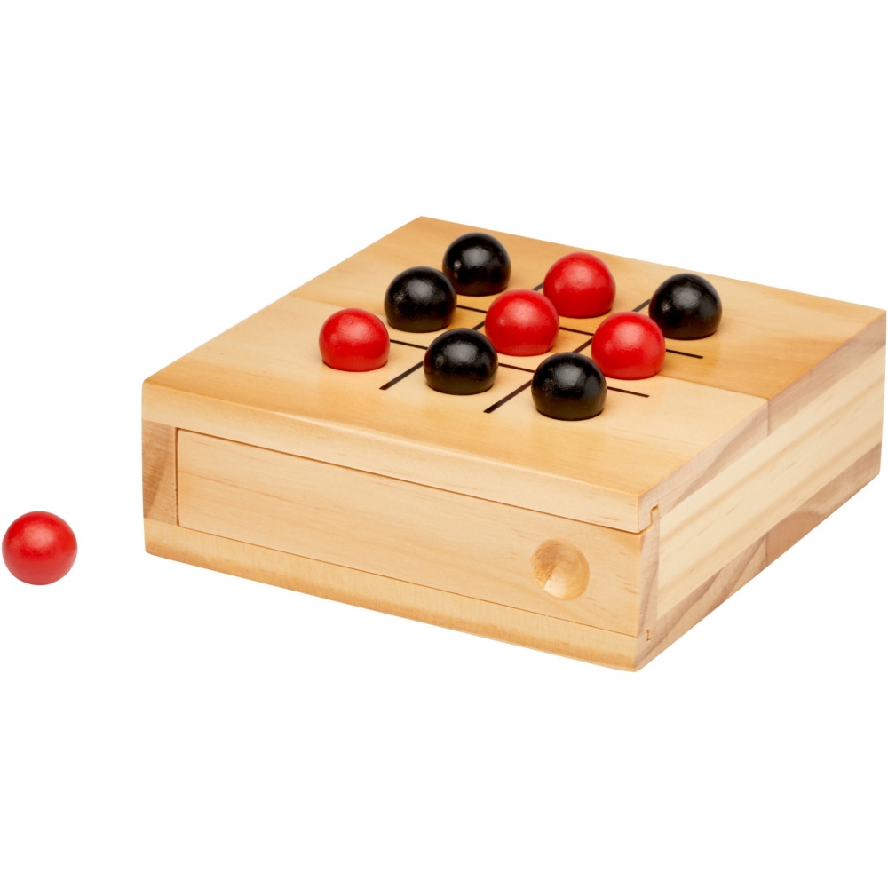 Logotrade promotional product picture of: Strobus wooden tic-tac-toe game