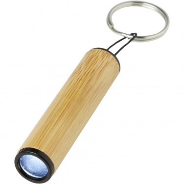 Logotrade promotional gifts photo of: Cane bamboo key ring with light