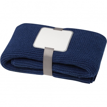 Logo trade promotional gifts image of: Suzy 150 x 120 cm GRS polyester knitted blanket