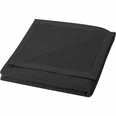 Logo trade promotional product photo of: Abele 150 x 140 cm cotton waffle blanket