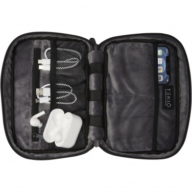 Logo trade promotional products picture of: Rise GRS recycled organiser pouch  