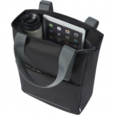 Logotrade corporate gift picture of: Aqua 14" GRS recycled water resistant laptop tote bag 14L