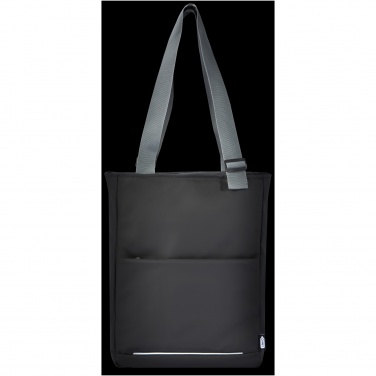 Logo trade business gift photo of: Aqua 14" GRS recycled water resistant laptop tote bag 14L