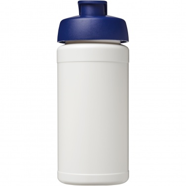 Logo trade promotional gifts picture of: Baseline 500 ml recycled sport bottle with flip lid
