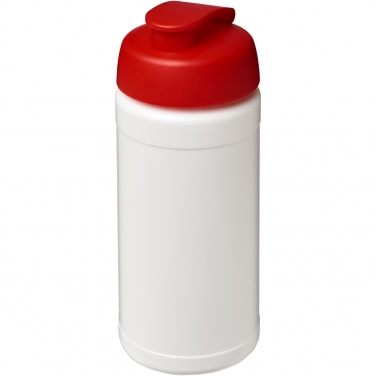 Logo trade promotional items picture of: Baseline 500 ml recycled sport bottle with flip lid