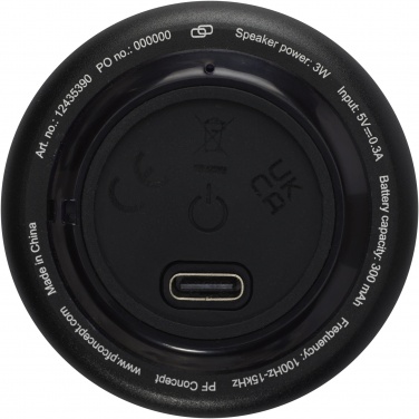 Logotrade promotional gifts photo of: Rise 3W RCS recycled aluminium Bluetooth® mini speaker 
