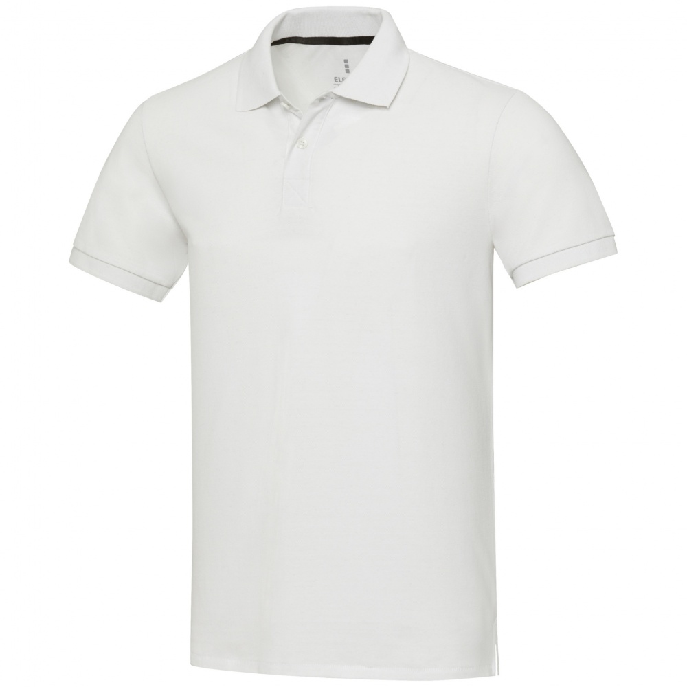 Logo trade business gift photo of: Emerald short sleeve unisex Aware™ recycled polo