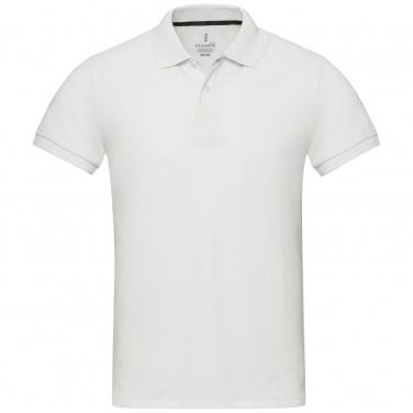 Logo trade promotional merchandise image of: Emerald short sleeve unisex Aware™ recycled polo