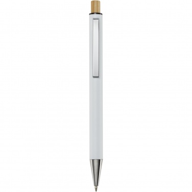 Logotrade promotional item picture of: Cyrus recycled aluminium ballpoint pen (blue ink)