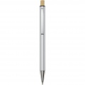 Cyrus recycled aluminium ballpoint pen (blue ink), Silver