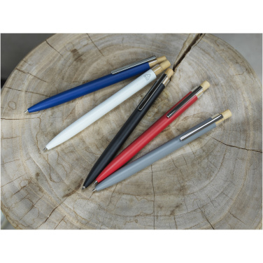 Logo trade promotional products image of: Nooshin recycled aluminium ballpoint pen (black ink)