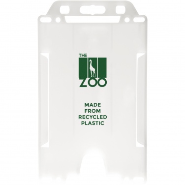 Logo trade promotional items picture of: Pierre recycled plastic card holder 