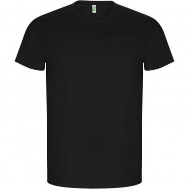 Logo trade business gifts image of: Golden short sleeve men's t-shirt