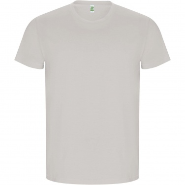 Logo trade corporate gifts image of: Golden short sleeve men's t-shirt