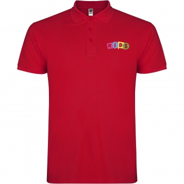 Logo trade business gifts image of: Star short sleeve kids polo
