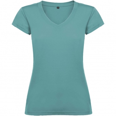Logo trade promotional gifts picture of: Victoria short sleeve women's v-neck t-shirt