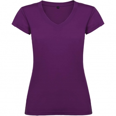 Logotrade business gifts photo of: Victoria short sleeve women's v-neck t-shirt