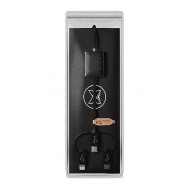 Logotrade promotional products photo of: SCX.design C48 CarPlay 5-in-1 charging cable 