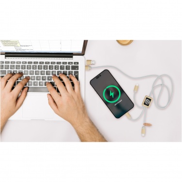 Logo trade promotional giveaway photo of: SCX.design C49 5-in-1 charging cable