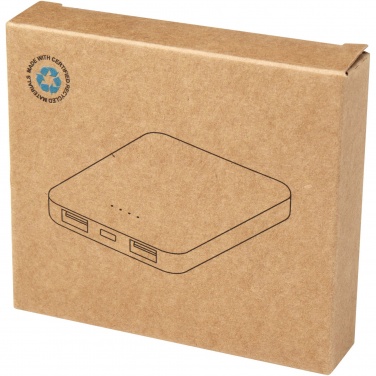 Logotrade advertising product picture of: Asama 5000 mAh Type-C recycled plastic power bank