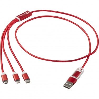 Logotrade corporate gifts photo of: Versatile 5-1 recycled aluminium charging cable