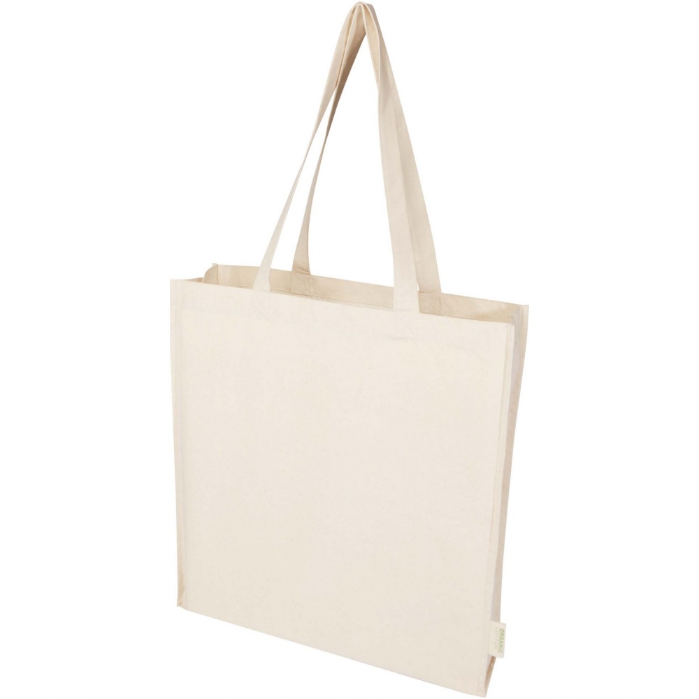 Logotrade promotional merchandise picture of: Orissa 180 g/m² organic full gusset tote bag 14L