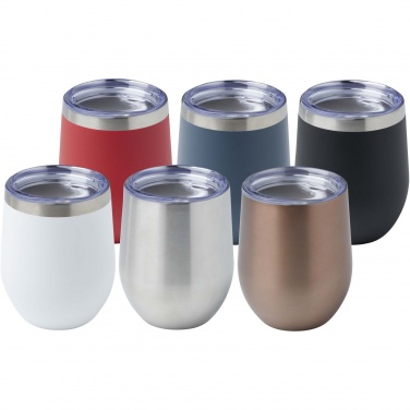 Logo trade promotional item photo of: Corzo 350 ml RCS certified recycled stainless steel copper vacuum insulated cup