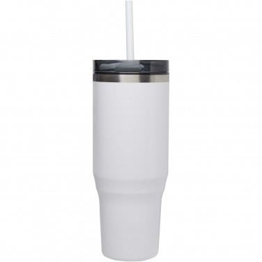 Logotrade business gift image of: Melbourne 1200 ml RCS certified insulated tumbler with straw