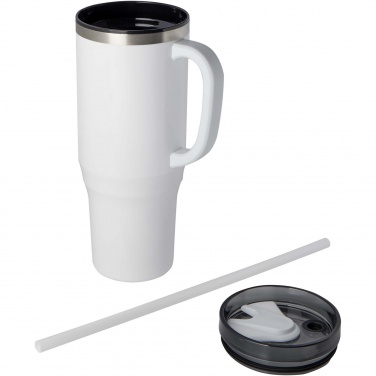 Logotrade promotional gift image of: Melbourne 1200 ml RCS certified insulated tumbler with straw