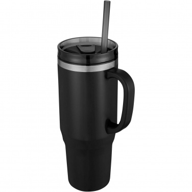 Logo trade promotional gifts image of: Melbourne 1200 ml RCS certified insulated tumbler with straw