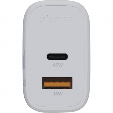 Logotrade promotional giveaway image of: Xtorm XEC067 GaN² Ultra 67W wall charger