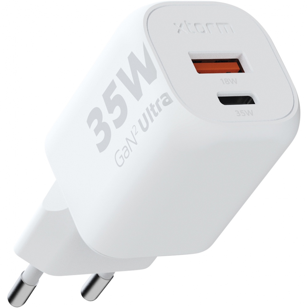 Logo trade corporate gifts picture of: Xtorm XEC035 GaN² Ultra 35W wall charger