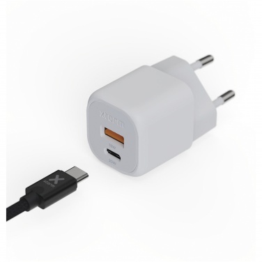 Logo trade business gifts image of: Xtorm XEC020 GaN² Ultra 20W wall charger