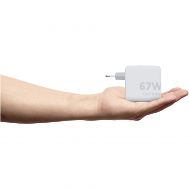 Logotrade promotional giveaways photo of: Xtorm XVC2067 GaN Ultra 67W travel charger with 100W USB-C PD cable