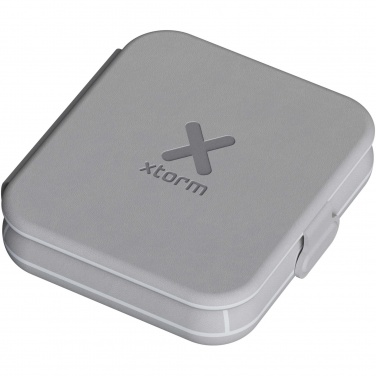 Logotrade promotional merchandise image of: Xtorm XWF21 15W foldable 2-in-1 wireless travel charger