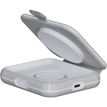 Logo trade promotional giveaways picture of: Xtorm XWF21 15W foldable 2-in-1 wireless travel charger