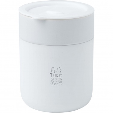 Logotrade corporate gifts photo of: Java 330 ml ceramic tumbler with silicone wrap and plastic lid