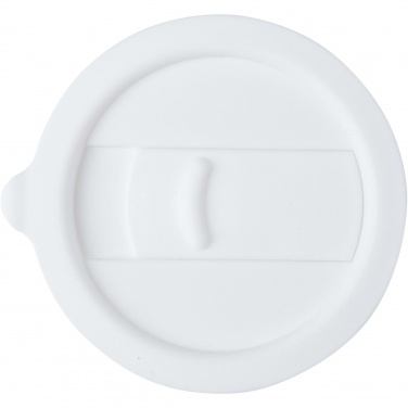 Logotrade promotional item picture of: Java 330 ml ceramic tumbler with silicone wrap and plastic lid