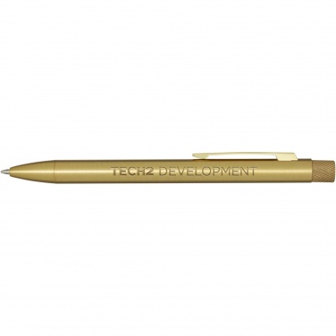 Logo trade promotional items image of: Beatriz recycled brass ballpoint pen