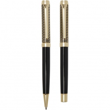 Logo trade promotional item photo of: Legato ballpoint and rollerball pen set