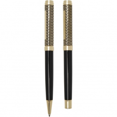 Logo trade promotional merchandise photo of: Legato ballpoint and rollerball pen set