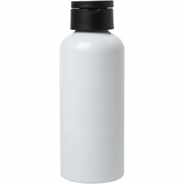 Logo trade promotional merchandise picture of: Trinity 600 ml RCS certified recycled aluminium water bottle with RPET lid